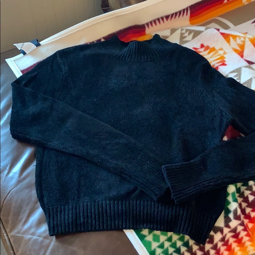Aritzia Wilfred chenille mock neck sweater